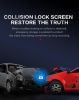 4K UHD 9.66" Mirror Front and Rear Dual Dash Camera Voice Control, Night Vision Touch Screen Waterproof Back Camera