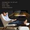 HOMCOM 36" Electric Fireplace Recessed and Wall Mounted with Remote Control, 1500W Fireplace Heater with 8H Timer