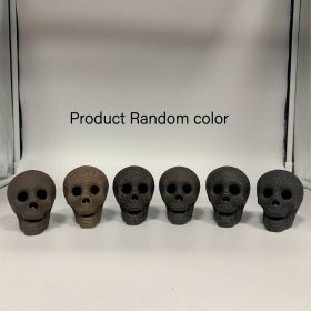 1/4/8/12pcs, Halloween Fire Pit Skull Ceramic Props, Reusable Fireproof Skull Fire Pit, Halloween Decor For Party, BBQ, Fire Pit ,Fireplace, Gas (Quantity: 8pcs)